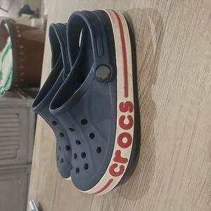 CROCS Blue and Red Sandals with Croslite Foam